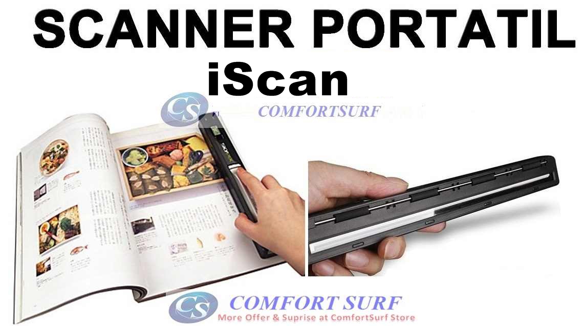 Mini Portable iScan Handheld / Cordless Color Scanner Printer 900dPi